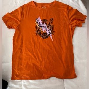 SHEIN basic orange tee